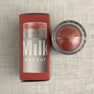 Milk Makeup Lip and Cheek Tint Werk Dusty Rose 0.21 Oz Creamy Blush Hydrating